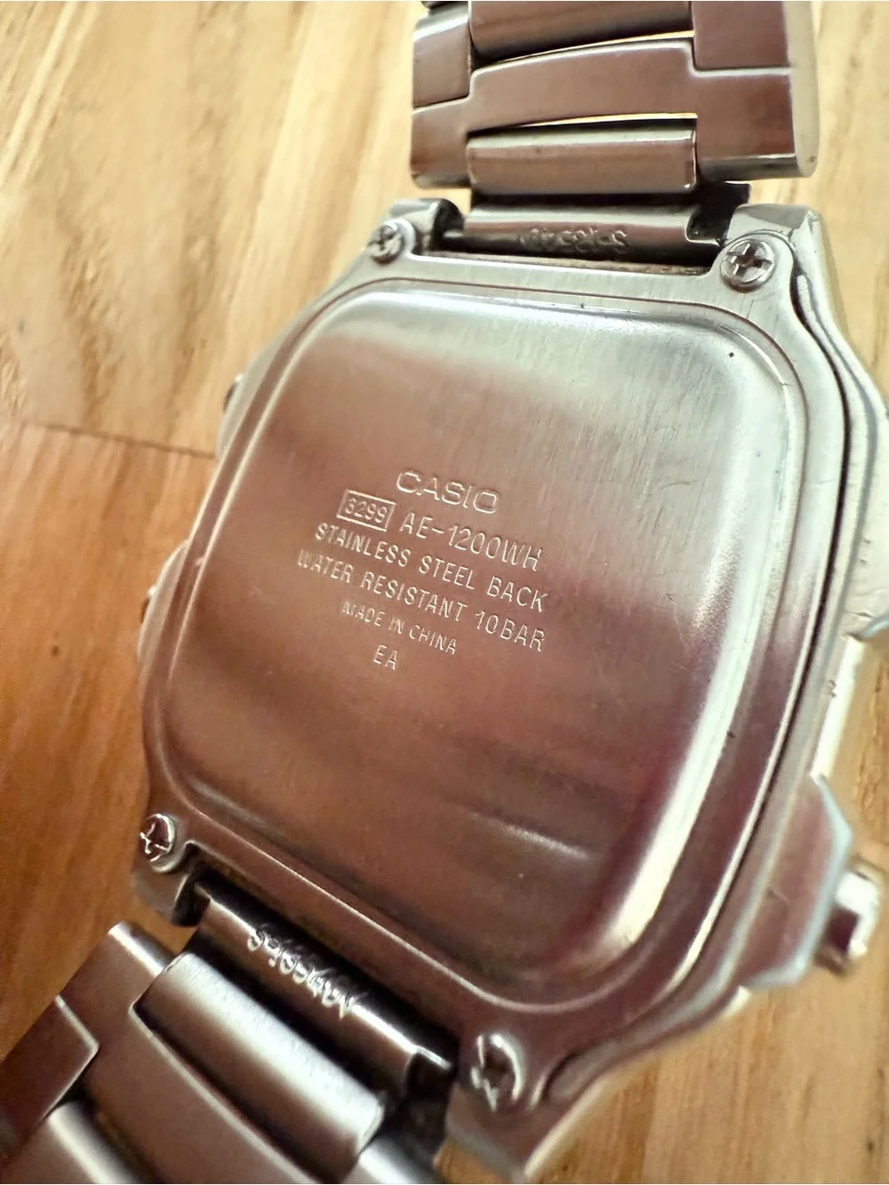 Casio AE-1200WH digital watch NEW BATTERY